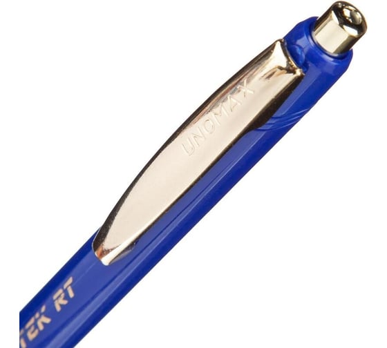 Шариковая автоматическая ручка Unimax Top Tek RT Gold DC синяя, 0.5 мм 722483