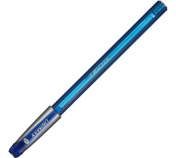 Шариковая одноразовая ручка Unimax Trio DC tinted синяя, 0.5 мм 722465