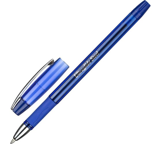 Шариковая ручка Unimax Ultra Glide Steel синяя, 0.8 мм 722476