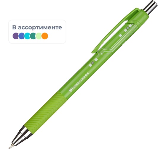Ручка шариковая автомат. Unomax Unomax/Unimax TOPTEK Fashion 0,5,син,мас,ман 971871