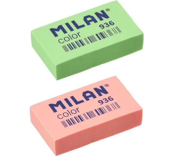 Прямоугольный ластик Milan 936 39x23x9 мм 973223 1