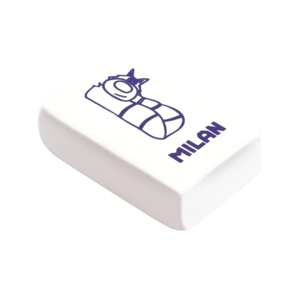 Каучуковый прямоугольный ластик Milan 28x19x10 мм 1032902 - выгодная ...