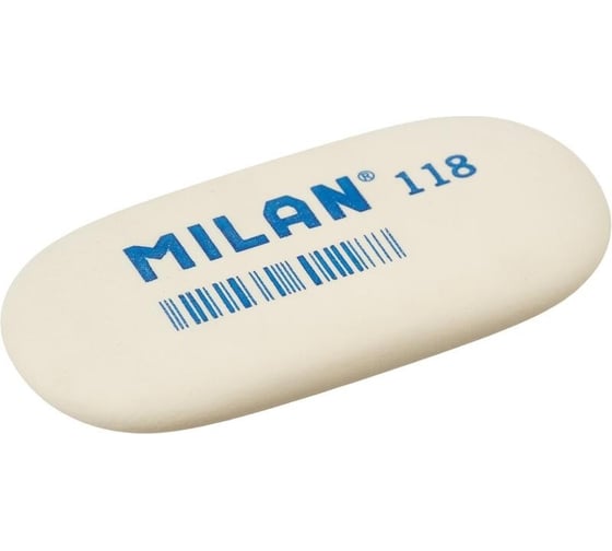 Каучуковый овальный ластик Milan 118 63x28x9 мм 973192