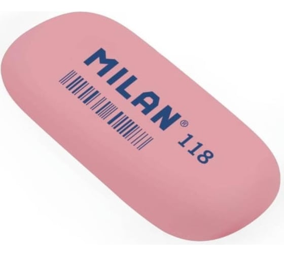Каучуковый овальный ластик Milan 118 63x28x9 мм 973192