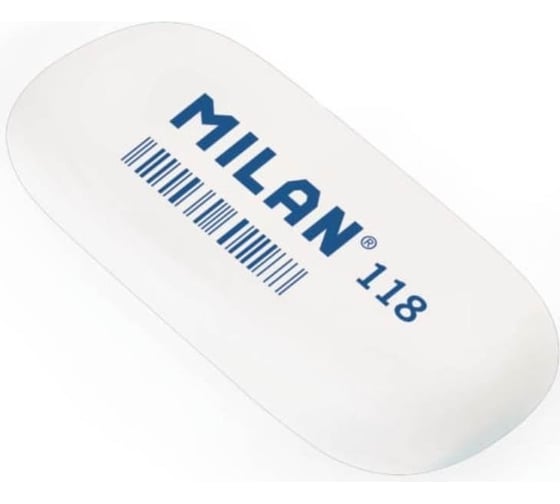 Каучуковый овальный ластик Milan 118 63x28x9 мм 973192