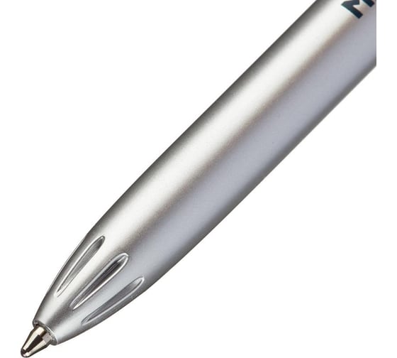 Шариковая автоматическая ручка Milan Silver синяя, 1 мм 966876