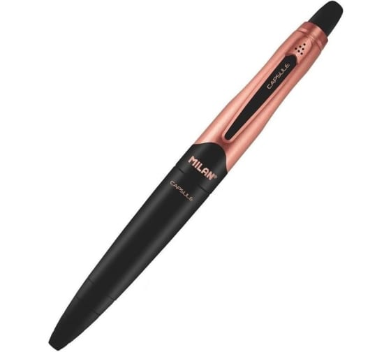 Шариковая автоматическая ручка Milan Capsule Copper синяя, 1 мм 966877 1