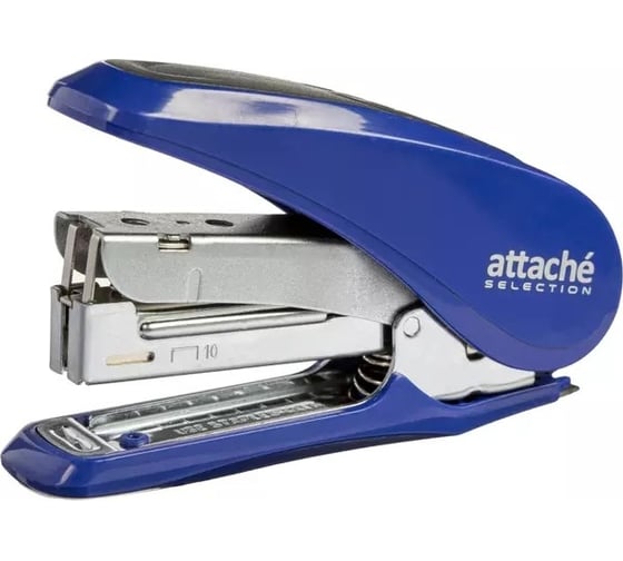 Степлер Attache Selection MSBL1020 № 10 до 20 листов, металл, синий 1271901 1