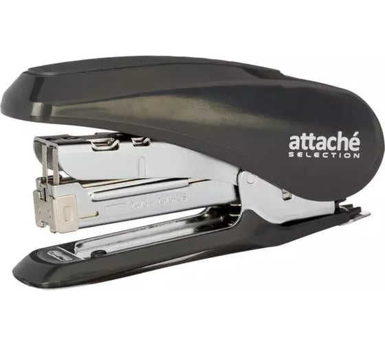 Степлер Attache Selection MSGY2430 № 24/6-26/6 до 30 листов, металл, серый 1271902