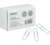 Скрепки Attache Economy стальные, 28 мм, негофрированные, 10 упаковок 1239379