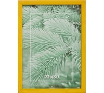 Деревянная рамка ООО Комус 21x30 см профиль №2 цвет ярко-желтый 849886