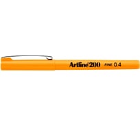 Капиллярная ручка Artline EK 200 с тонким наконечником, 0.4 мм, желтая EK200-075