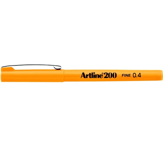 Капиллярная ручка Artline EK 200 с тонким наконечником, 0.4 мм, желтая EK200-075