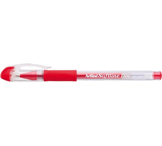 Гелевая ручка Artline Softline EGB 1700 с тонким наконечником, 0.7 мм, красная EGB1700-195