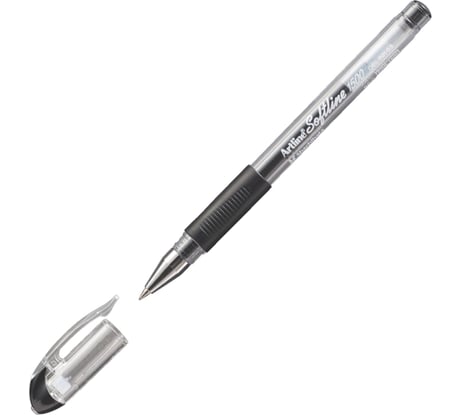 Гелевая ручка Artline Softline EGB 1500 с тонким наконечником, 0.5 мм, черная EGB1500-718