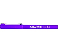 Капиллярная ручка Artline EK 200 с тонким наконечником, 0.4 мм, пурпурная EK200-348