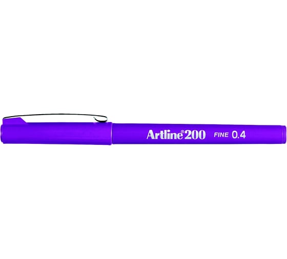 Капиллярная ручка Artline EK 200 с тонким наконечником, 0.4 мм, пурпурная EK200-348