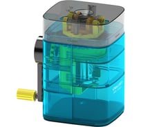 Механическая точилка DELI вертикальная подача, 1 отверстие, полипропилен, синий 1407194