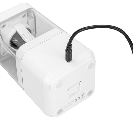 Электрическая точилка для карандашей DELI 1 отверстие, пластик, батарея/usb, белый 1471072
