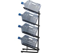 Стеллаж для бутилированной воды Cobalt kd бридж на 4 тары, цвет черный 405881