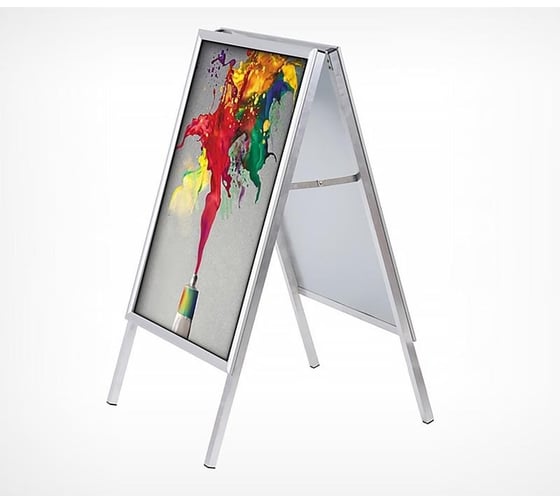 Штендер ООО Комус A-STAND с рамами из алюминиевого клик-профиля, А1, 25x2 мм 790193