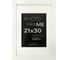 Пластиковая рамка ООО Комус с паспарту gloria white 21x30 см 37330 1033132 1