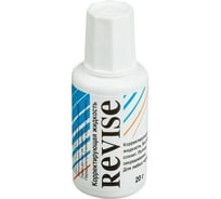 Корректирующая жидкость ООО Комус revise 20 г на быстросохннущей основе, кисточка 380967