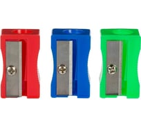 Точилка для карандашей Attache Economy 401005 ассорти 3 шт 743536