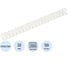Пружины для переплета пластиковые Выбор есть 21 кольцо, 32 мм, (белые), 50 шт./уп 1404293 2