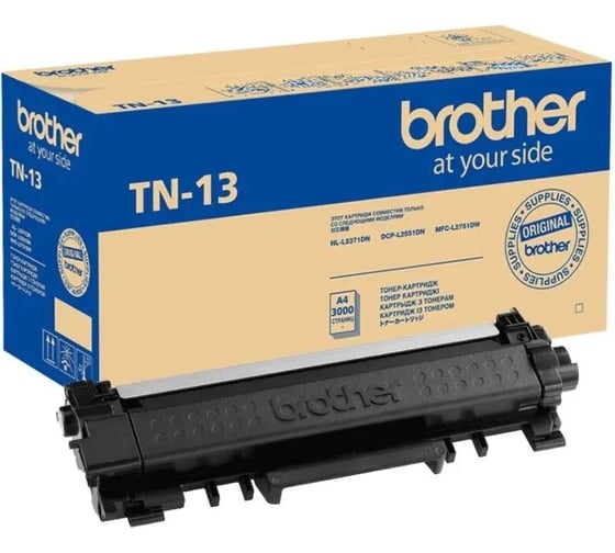 Тонер-картридж Brother TN-13 для HL-L2371DN, DCP-L2551DN, MFC-L2751DW 3000 страниц TN13 1