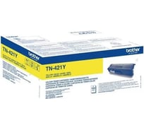 Тонер-картридж Brother TN-421Y желтый 1800 страниц для DCP-L8410CDW, HL-L8260CDW, HL-L8360CDW, TN421Y