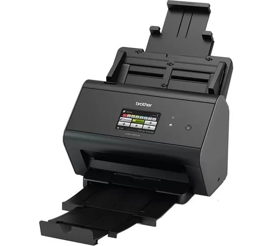 Сканер Brother ADS-2800W, A4, 30 страниц/мин, 512 Мб, цветной, дуплекс, DADF50, сенсорный экран ADS2800WUX1