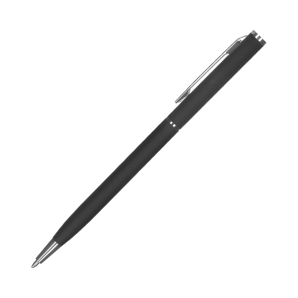 Шариковая автоматическая ручка ООО  корпус синий/серебристый .