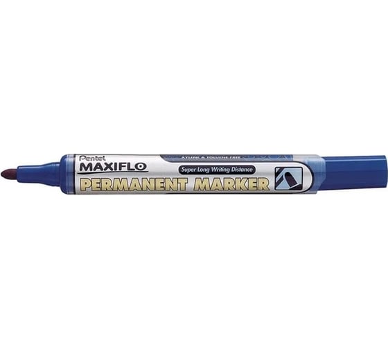 Перманентный маркер Pentel Maxiflo NLF50-CO 4.5 мм, пулевидный, синий 610014