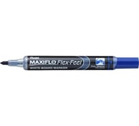 Маркер для белых досок Pentel Maxiflo Flex-Feel MWL5SBF-CX гибкий наконечник, 1 - 5 мм, перо круглое, синий 610122