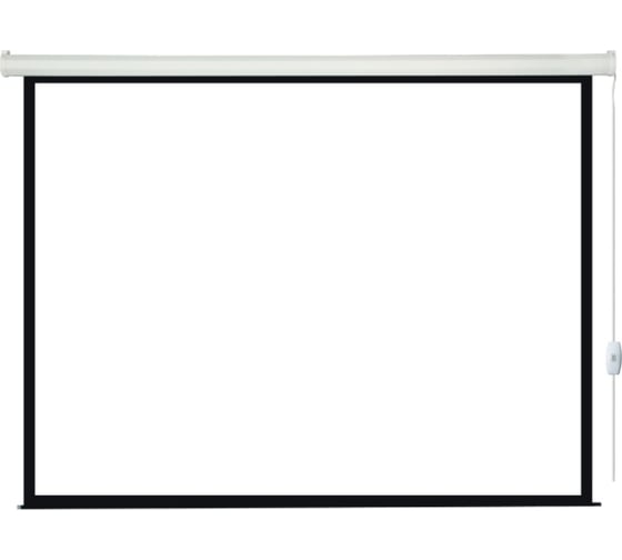 Экран с электроприводом Lumien LEC-100109 Eco Control 142x200 см, рабочая область 109x194 см, Matte White, верхняя кайма 17 см, черная кайма 6 121564