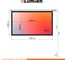 Экран с электроприводом Lumien LEC-100112 Eco Control 198x300 см, рабочая область 164x292 см, Matte White, верхняя кайма 17 см, черная кайма 6 121567 8