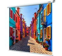 Настенный экран Lumien LEP-100101 Eco Picture 150x150 см, Matte White, восьмигранный корпус, возможность потолочного и настенного крепления 6 49118