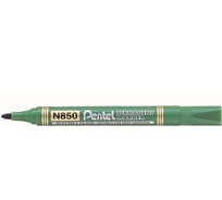Перманентный маркер Pentel N850-DE 4.2 мм, пулевидный, 12 шт, зеленый 610003