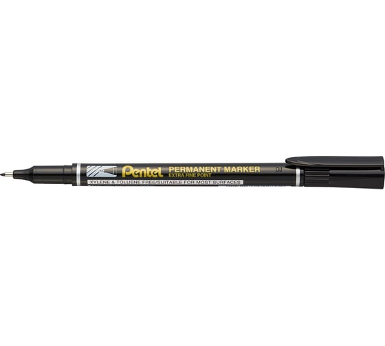 Перманентный маркер Pentel Fine Point NF450-A 1.6 мм, пулевидный, 12 шт, черный 669194 1