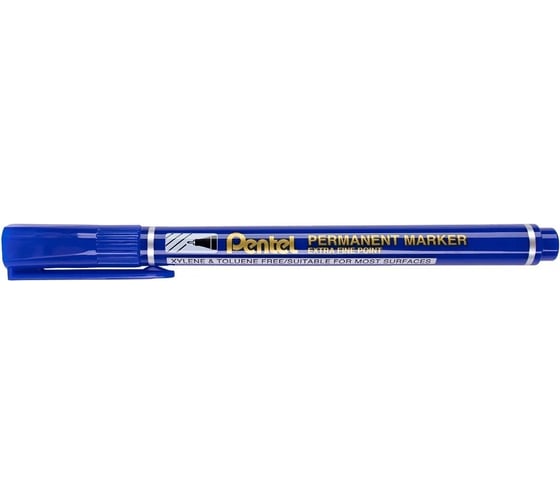 Перманентный маркер Pentel Fine Point NF450-C 1.6 мм, пулевидный, 12 шт, синий 671370