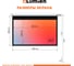 Экран с электроприводом Lumien LMC-101113 Master Control 193x220 см, рабочая область 119x212 см, диагональ 95 см, Matte White, FiberGlass, черная кайма 6 121503 3