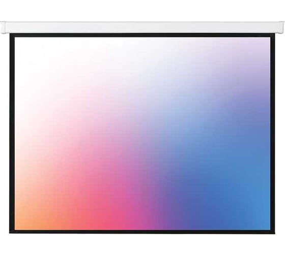 Настенный экран Lumien LMP-100105 Master Picture 213x213 см, Matte White FiberGlass, белый корпус, черная кайма по периметру 6 49107