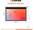 Экран с электроприводом Lumien LMC-100127 Master Control 150x180 см, рабочая область 105x168 см, диагональ 78 см, Matte White, FiberGlass, черная кайма 6 66712 8