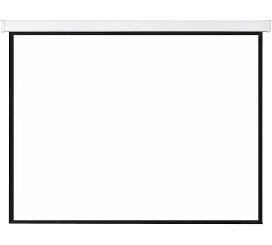 Настенный экран Lumien LMP-100114 Master Picture 305x406 см, рабочая область 297x398 см, Matte White FiberGlass, белый корпус, черная кайма 6 49117