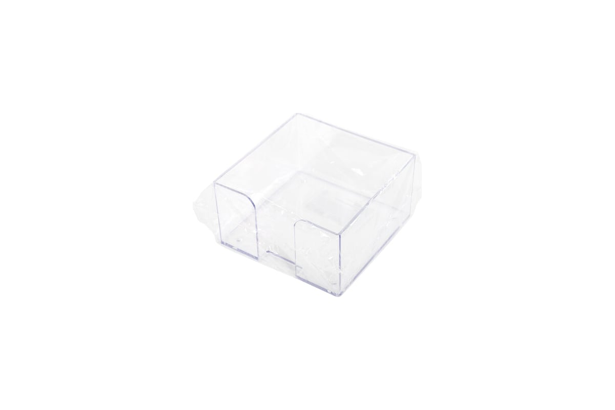Пластиковая подставка для бумажного блока BRAUBERG Classic 90x90x50 мм ...