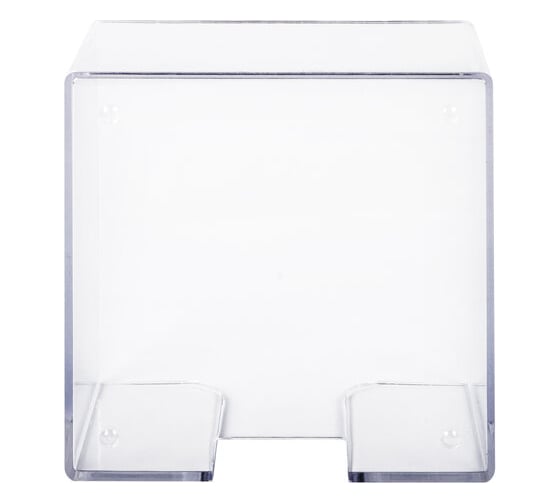 Пластиковая подставка для бумажного блока BRAUBERG Classic 90x90x50 мм, прозрачная 238091
