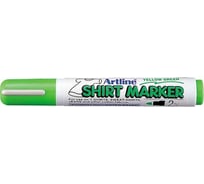 Маркер по ткани Artline Shirt Marker, наконечник 2.0 мм, желто-зеленый EKT2-459