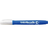 Маркер Artline Decorite с пигментными чернилами, пулевидный наконечник 1.0 мм, синий EDF1-822