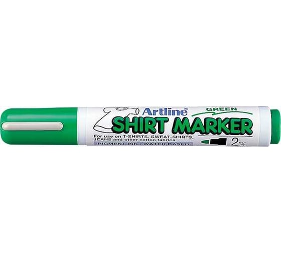 Маркер по ткани Artline Shirt Marker, наконечник 2.0 мм, зеленый EKT2-435